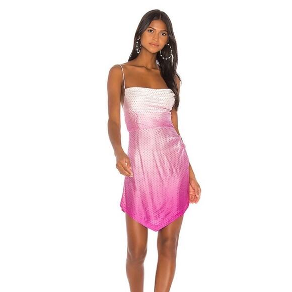 Retrofete Dresses & Skirts - Retrofete Pink Ombre Mini Dress